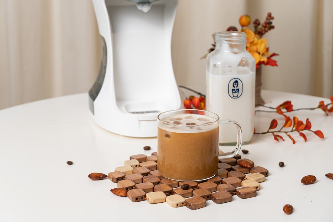 Cold Brew Coffee with Almond Milk